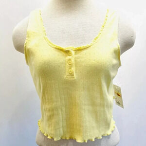 NWT SO GOODS FOR LIFE Juniors Sleeveless Pullover High Neck Muscle Shirt Size L